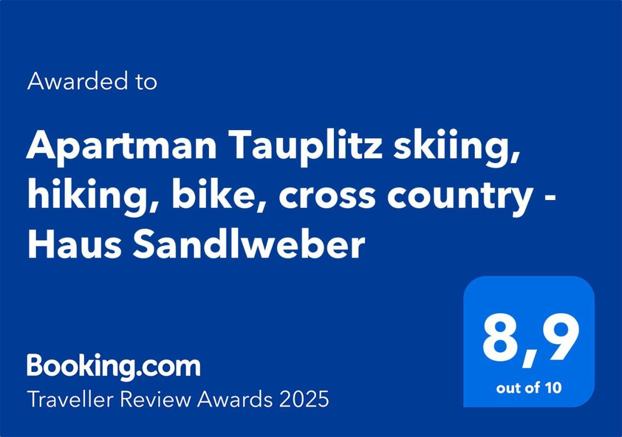 Apartman Tauplitz Skiing, Hiking, Bike, Cross Country - Haus Sandlweber Obersdorf Eksteriør bilde